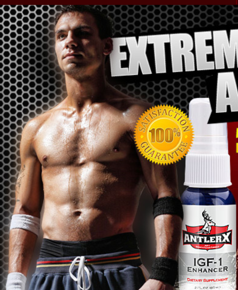 Deer Antler Spray Extract AntlerX IGF1 Supplement Now Includes 100MG